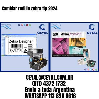 Cambiar rodillo zebra tlp 2824