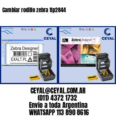 Cambiar rodillo zebra tlp2844