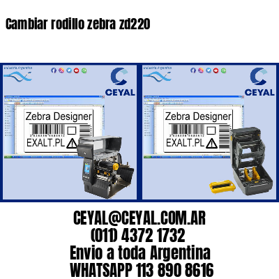 Cambiar rodillo zebra zd220