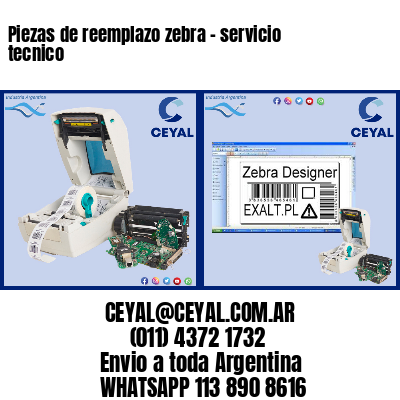 Piezas de reemplazo zebra – servicio tecnico