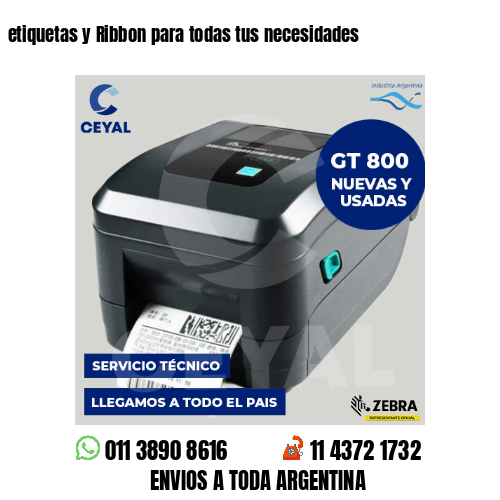 etiquetas y Ribbon para todas tus necesidades