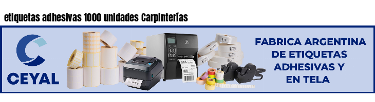 etiquetas adhesivas 1000 unidades Carpinterías