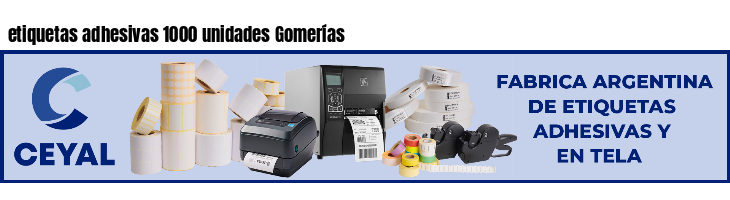 etiquetas adhesivas 1000 unidades Gomerías