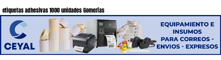 etiquetas adhesivas 1000 unidades Gomerías