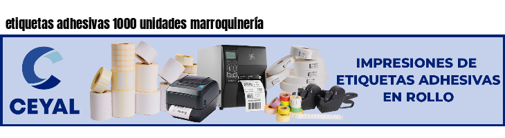 etiquetas adhesivas 1000 unidades marroquinería