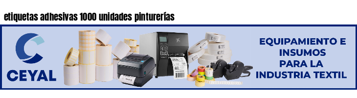 etiquetas adhesivas 1000 unidades pinturerías