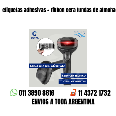 etiquetas adhesivas   ribbon cera fundas de almohadas