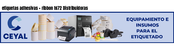 etiquetas adhesivas   ribbon hl72 Distribuidoras