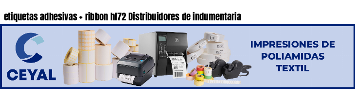 etiquetas adhesivas   ribbon hl72 Distribuidores de indumentaria