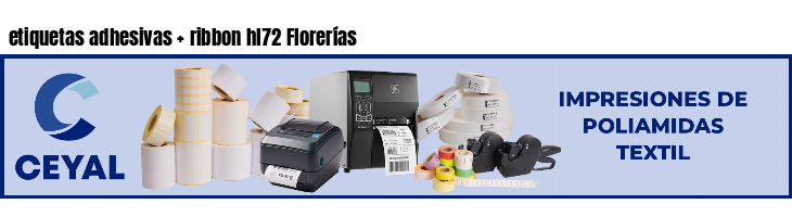 etiquetas adhesivas   ribbon hl72 Florerías