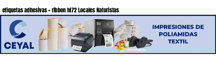 etiquetas adhesivas   ribbon hl72 Locales Naturistas