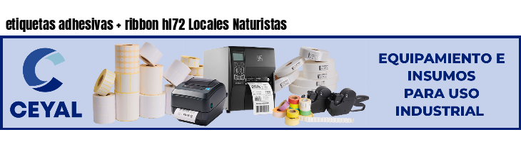 etiquetas adhesivas   ribbon hl72 Locales Naturistas