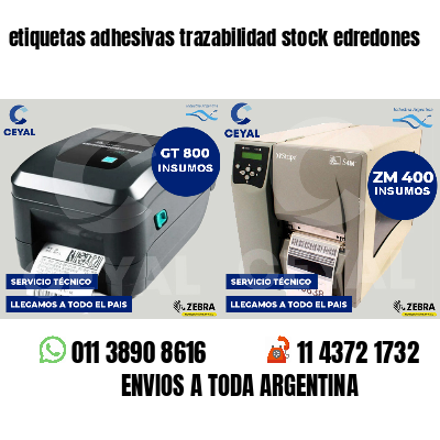 etiquetas adhesivas trazabilidad stock edredones