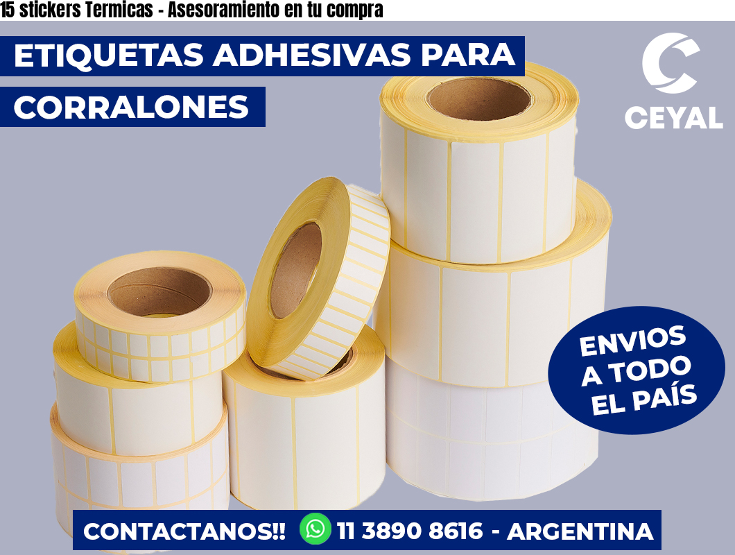 15 stickers Termicas - Asesoramiento en tu compra