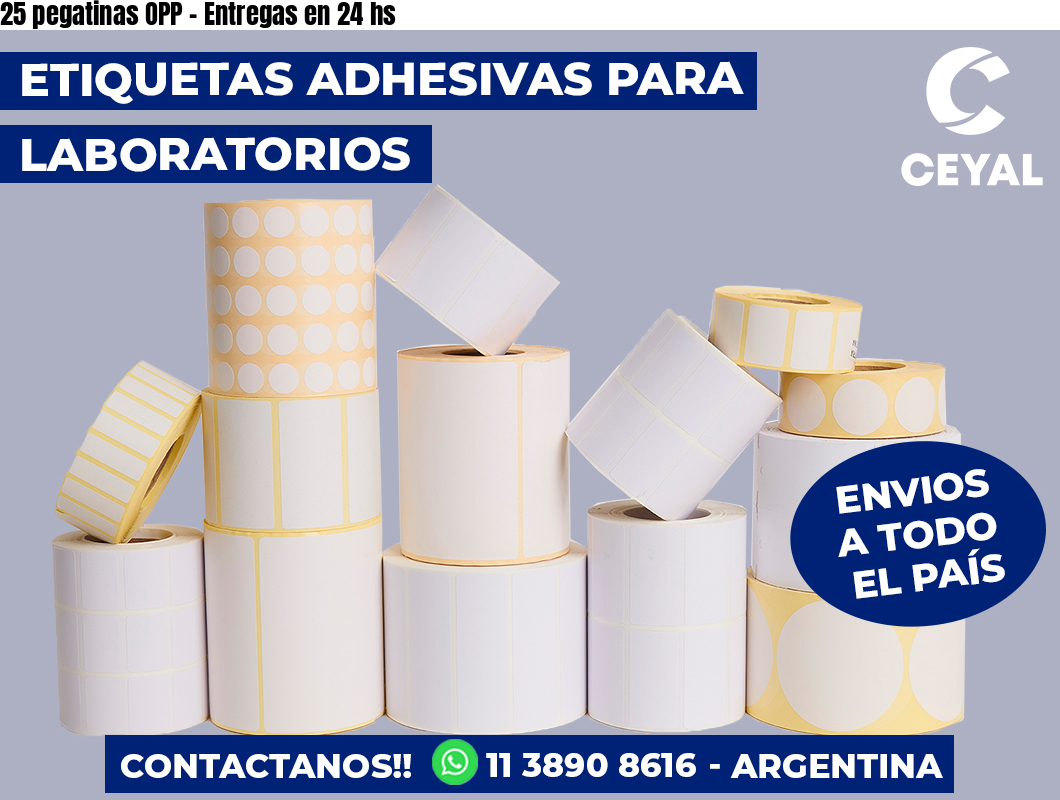 25 pegatinas OPP – Entregas en 24 hs