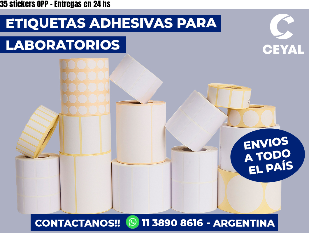 35 stickers OPP – Entregas en 24 hs