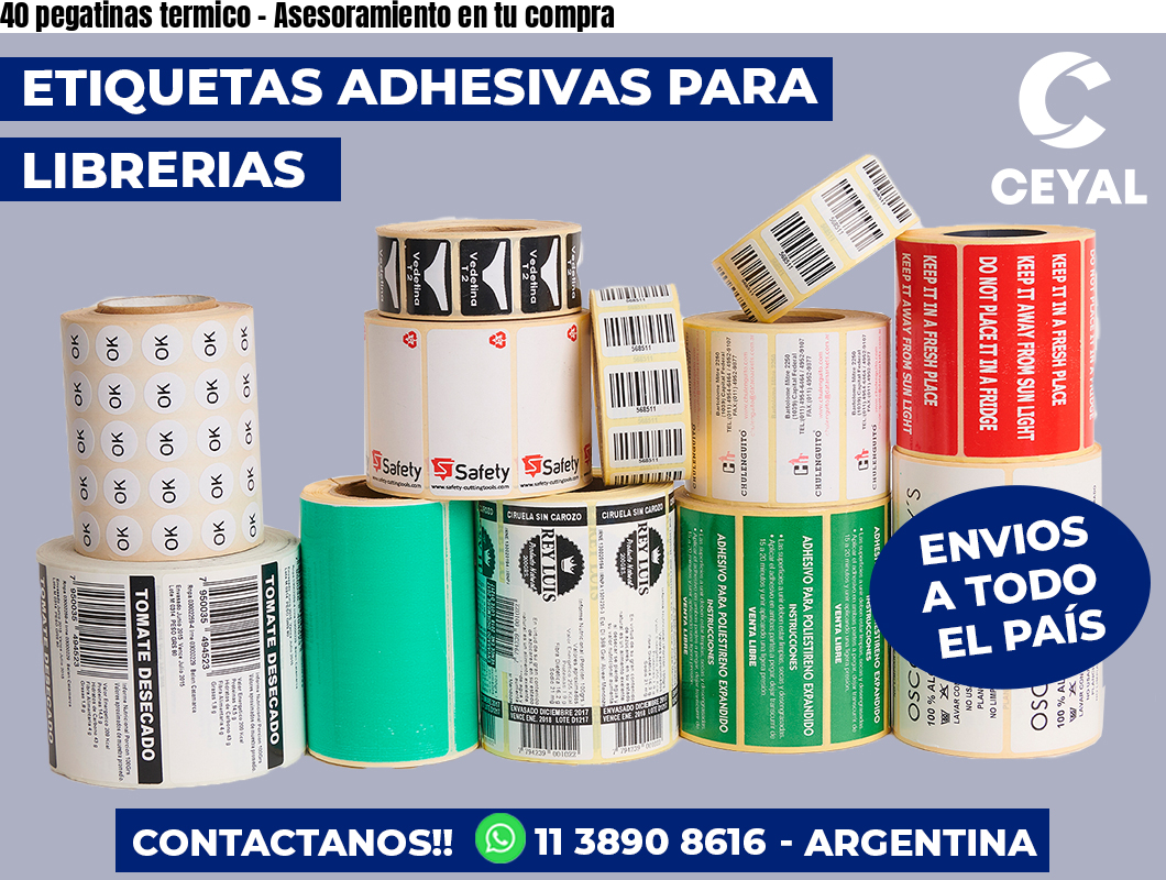 40 pegatinas termico – Asesoramiento en tu compra