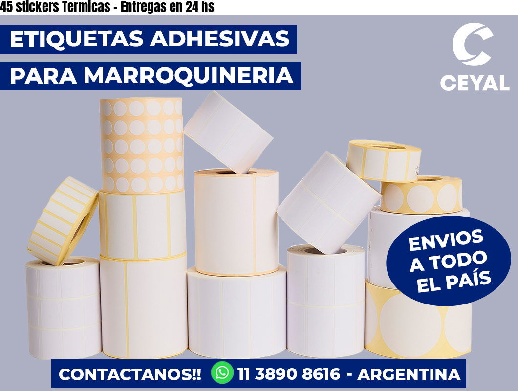 45 stickers Termicas – Entregas en 24 hs