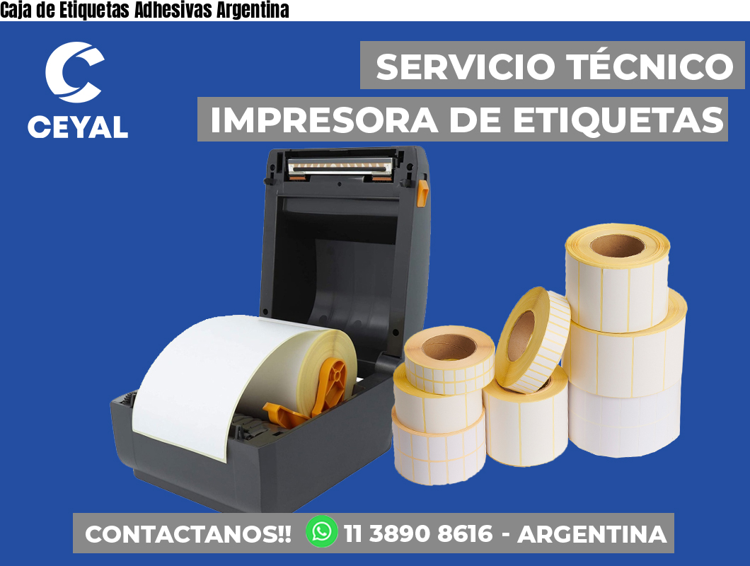 Caja de Etiquetas Adhesivas Argentina