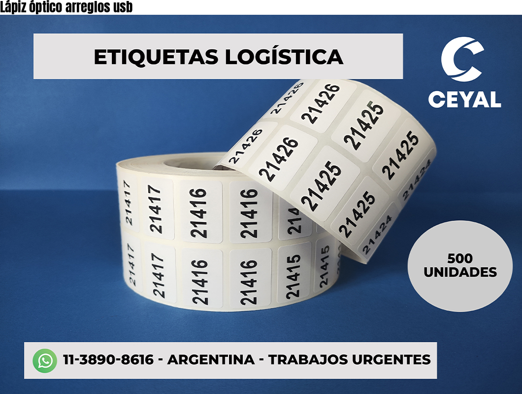 Lápiz óptico arreglos usb