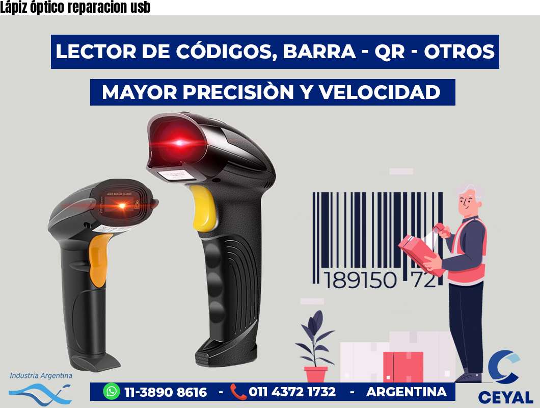 Lápiz óptico reparacion usb