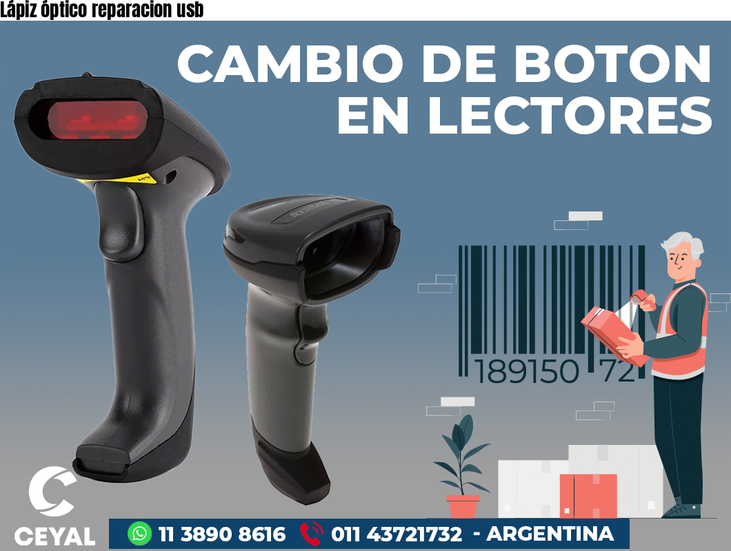 Lápiz óptico reparacion usb