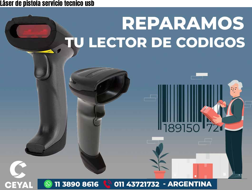 Láser de pistola servicio tecnico usb