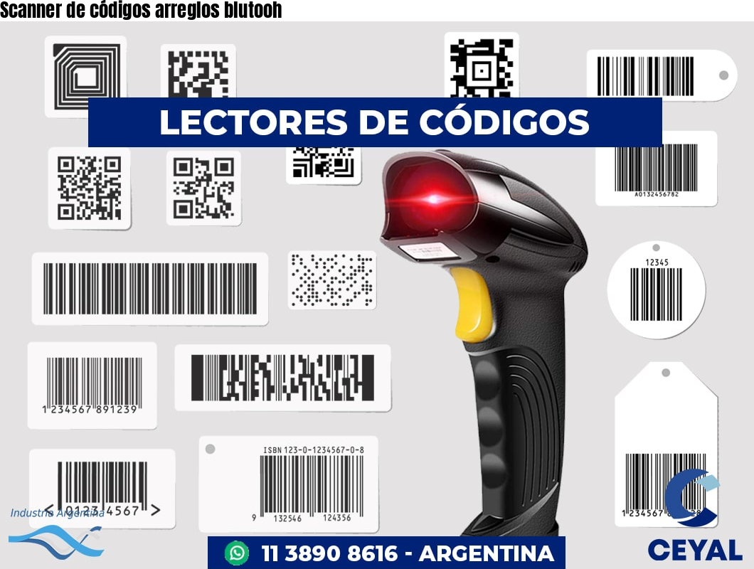 Scanner de códigos arreglos blutooh