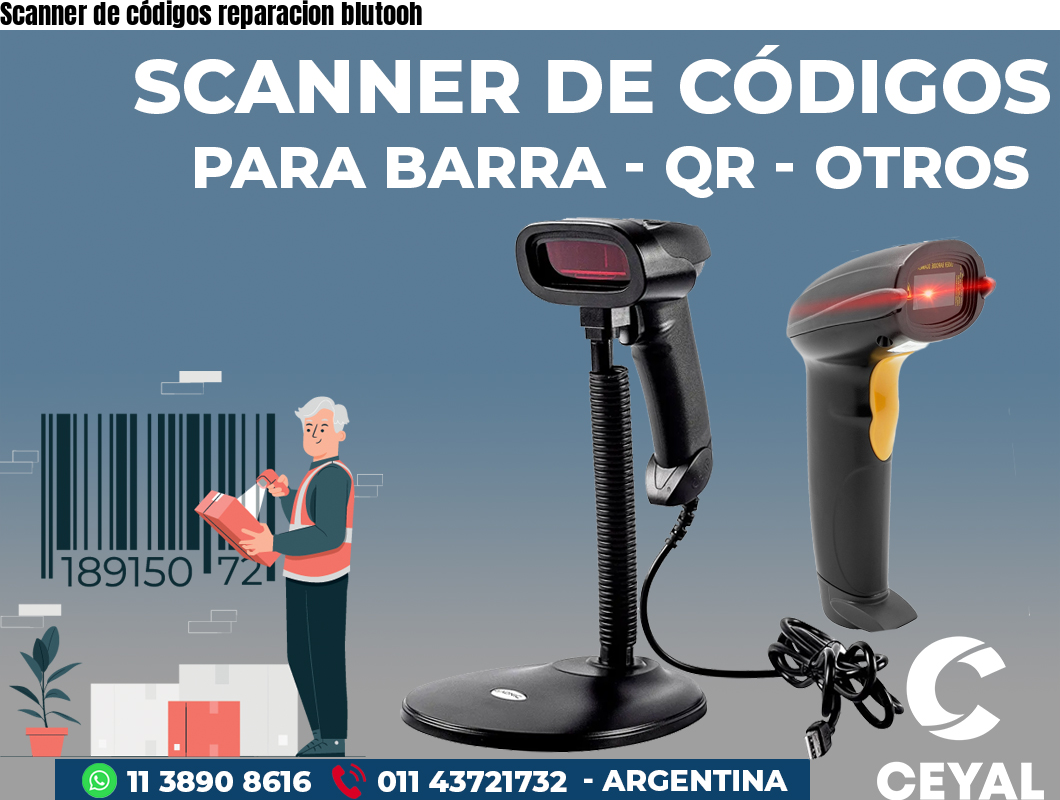 Scanner de códigos reparacion blutooh