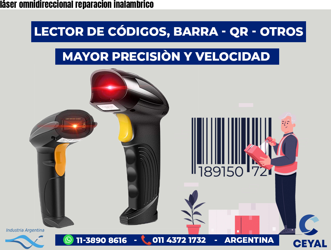 láser omnidireccional reparacion inalambrico