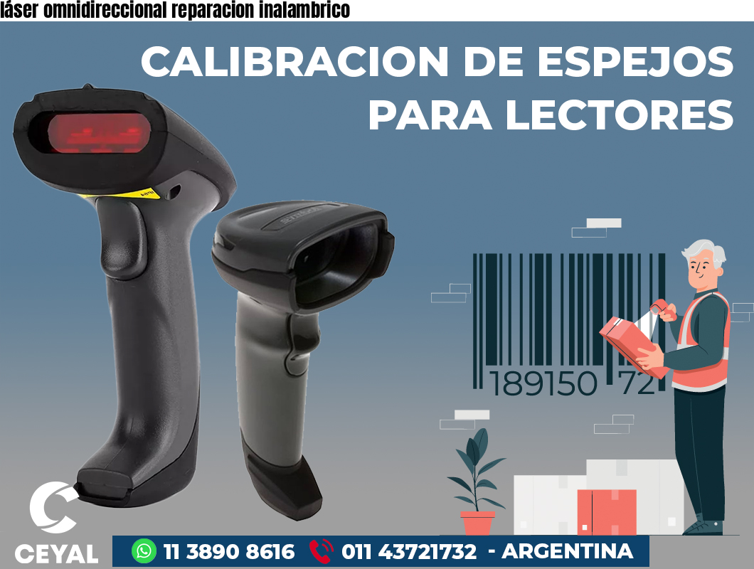 láser omnidireccional reparacion inalambrico