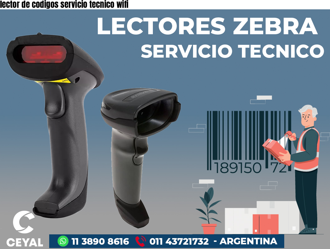 lector de codigos servicio tecnico wifi