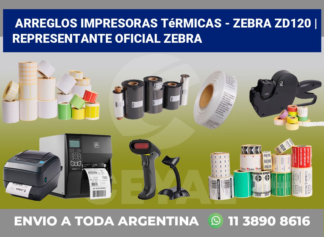 Arreglos impresoras térmicas - Zebra ZD120 | Representante oficial Zebra