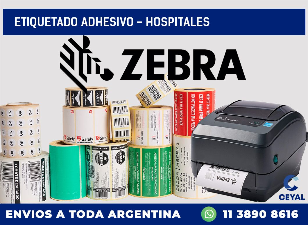 Etiquetado adhesivo – Hospitales