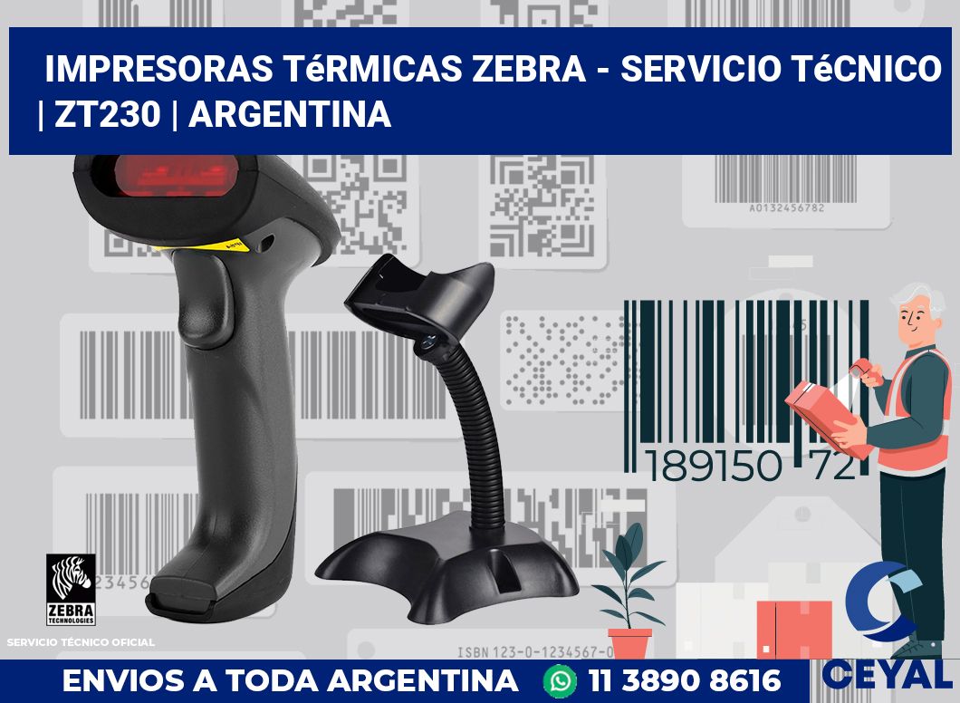 Impresoras térmicas Zebra - servicio técnico | zt230 | Argentina