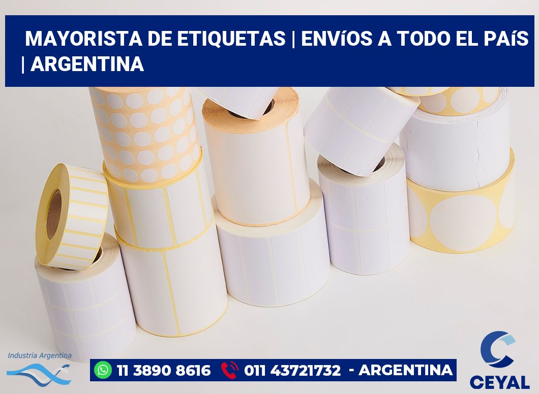 Mayorista de etiquetas | Envíos a todo el país | Argentina