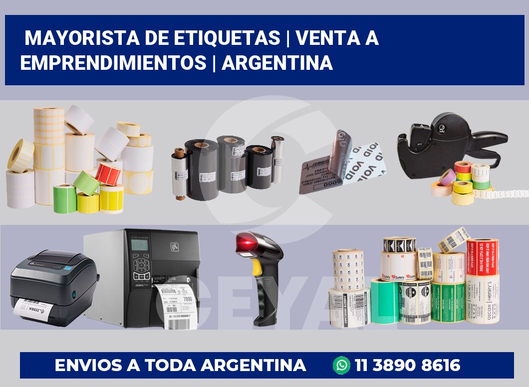 Mayorista de etiquetas | Venta a emprendimientos | Argentina