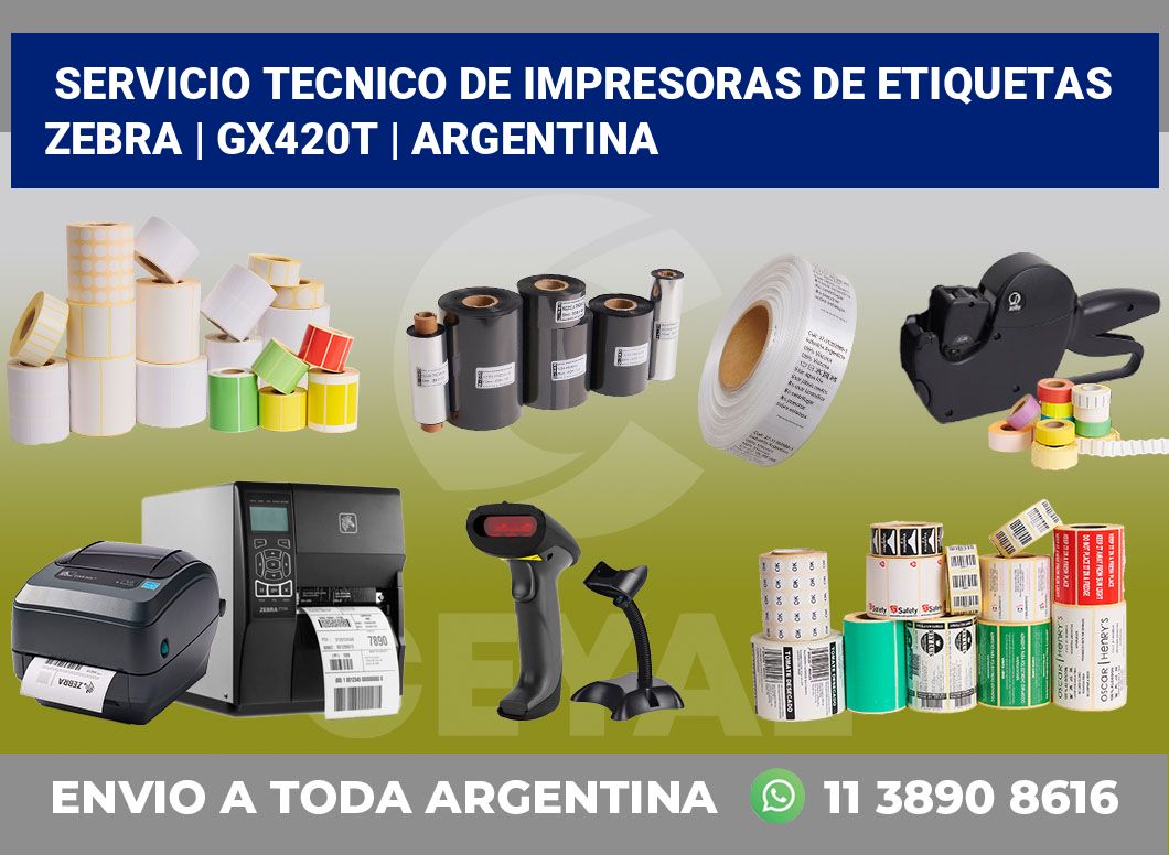 Servicio Tecnico De Impresoras De Etiquetas Zebra | GX420t | Argentina