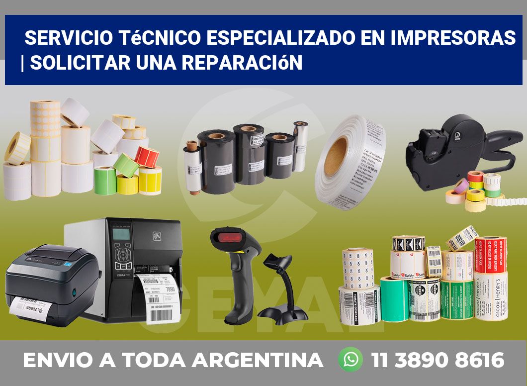 Servicio técnico especializado en impresoras | Solicitar una reparación