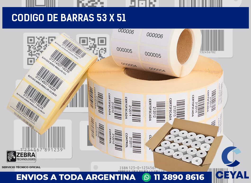 codigo de barras 53 x 51