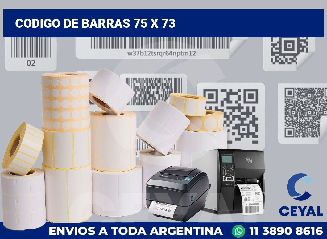 codigo de barras 75 x 73