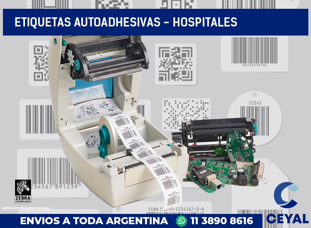 etiquetas autoadhesivas - Hospitales