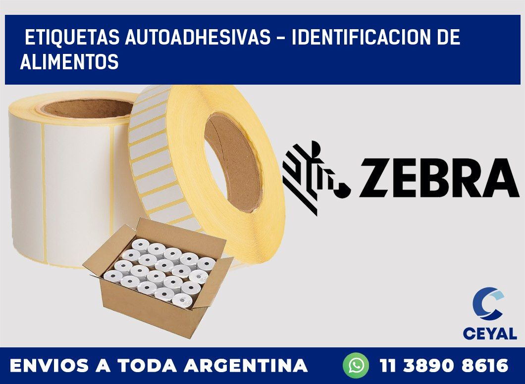 etiquetas autoadhesivas - identificacion de alimentos