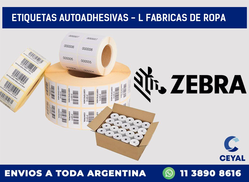 etiquetas autoadhesivas – l fabricas de ropa