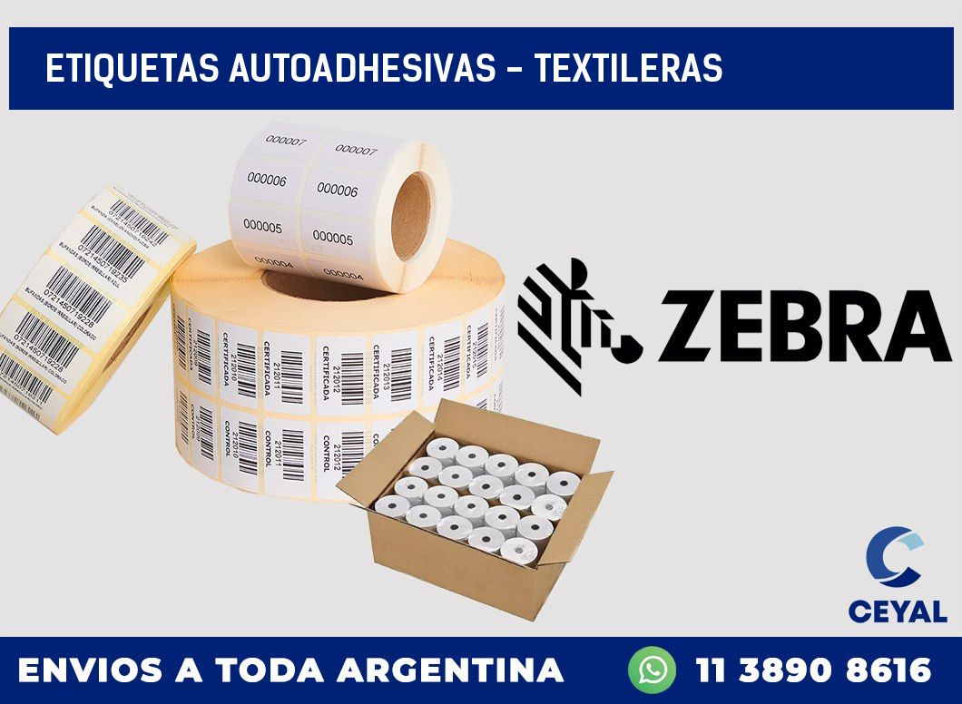 etiquetas autoadhesivas – textileras