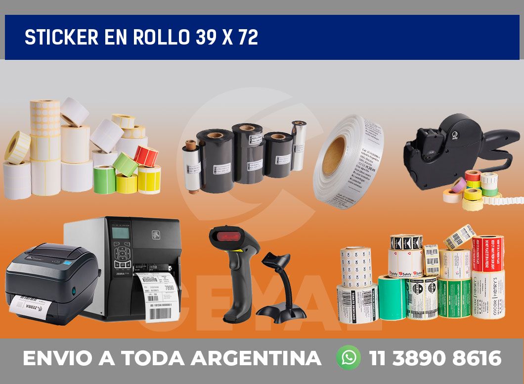 sticker en rollo 39 x 72