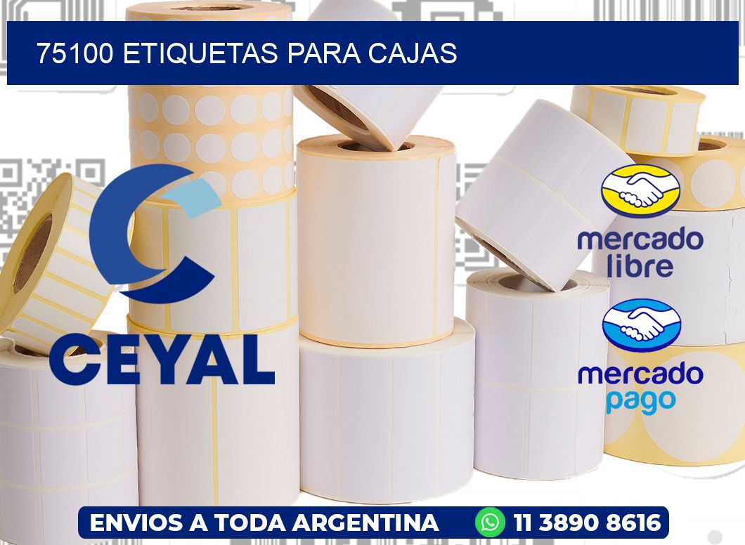 75100 Etiquetas para cajas