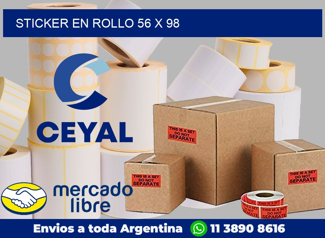 sticker en rollo 56 x 98