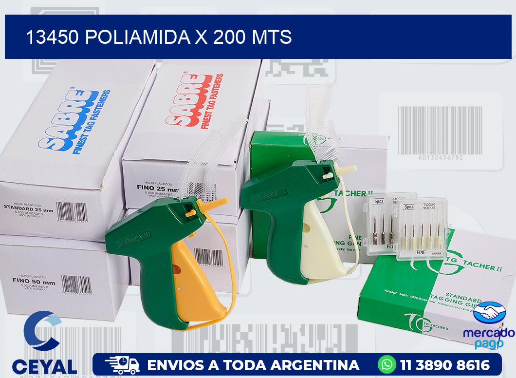 13450 POLIAMIDA X 200 MTS