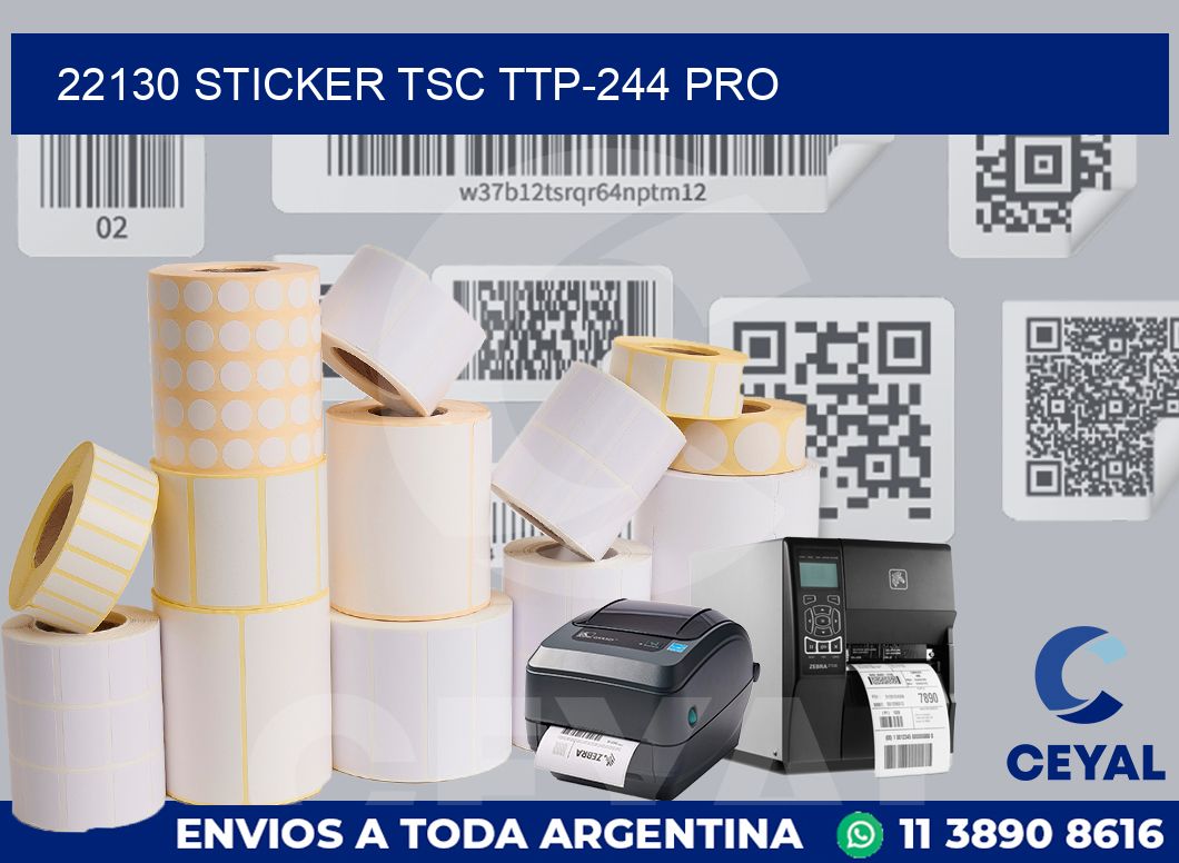 22130 STICKER TSC TTP-244 PRO